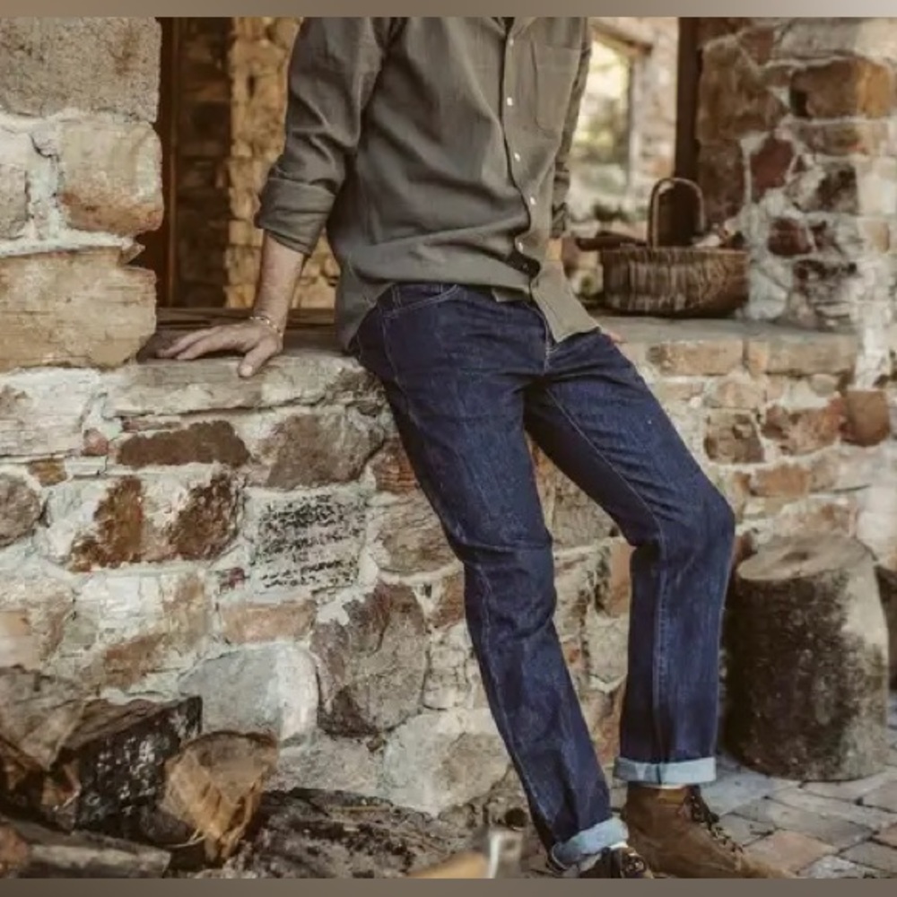 Taylor Stitch Democrat jeans in 3 month wash Selvage 34x32